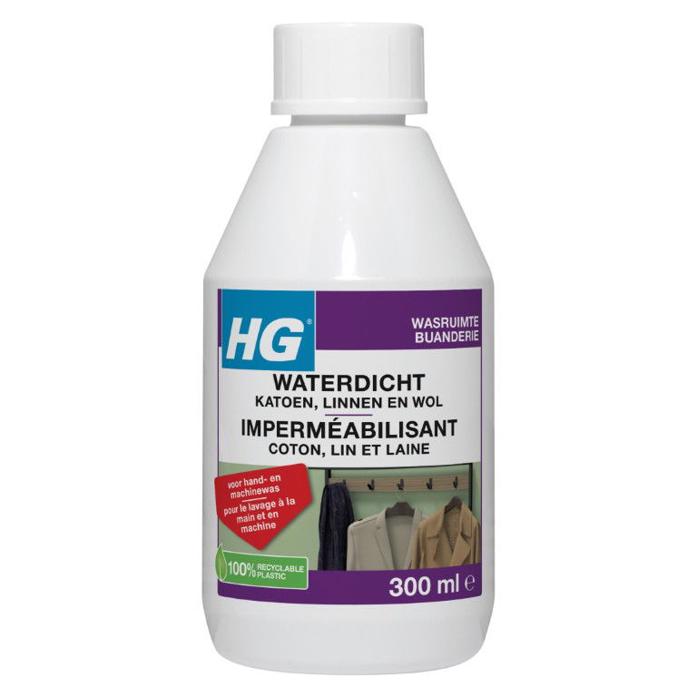 Waterdicht katoen, linnen, wol en gemengde textielsoorten 300 ml HG