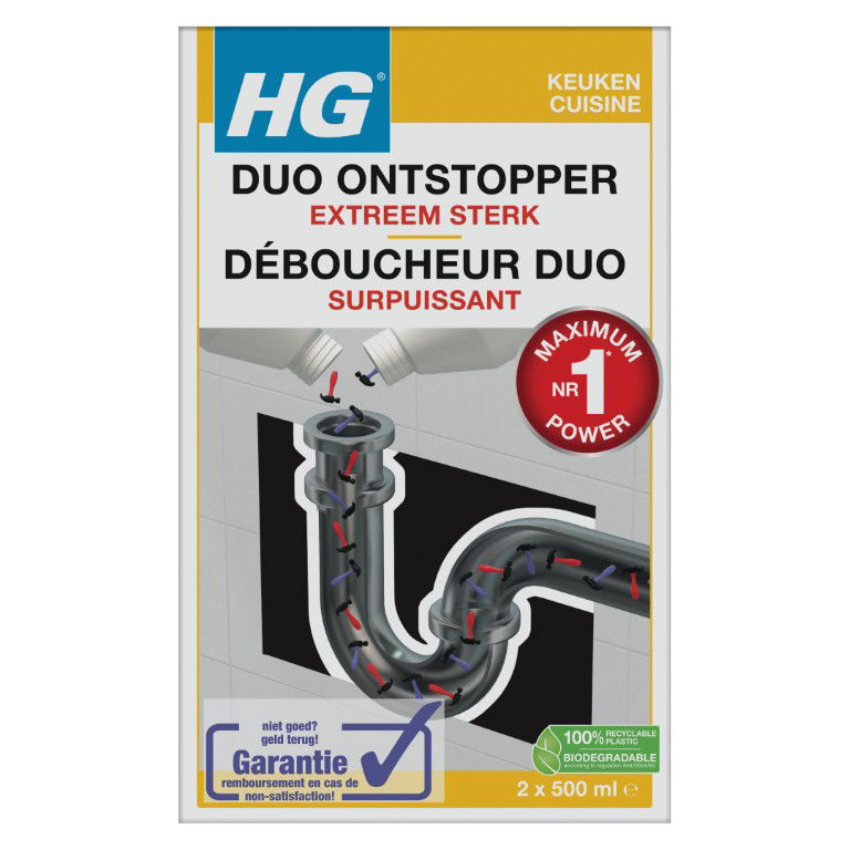 Duo ontstopper 2x 500 ml HG