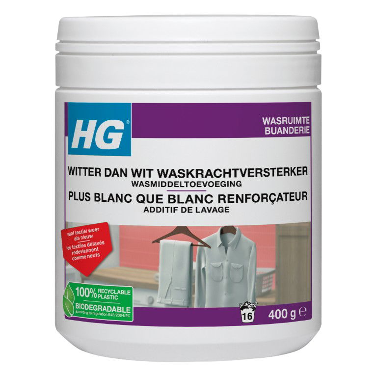 Witter dan wit waskrachtversterker wasmiddeltoevoeging 400gr HG