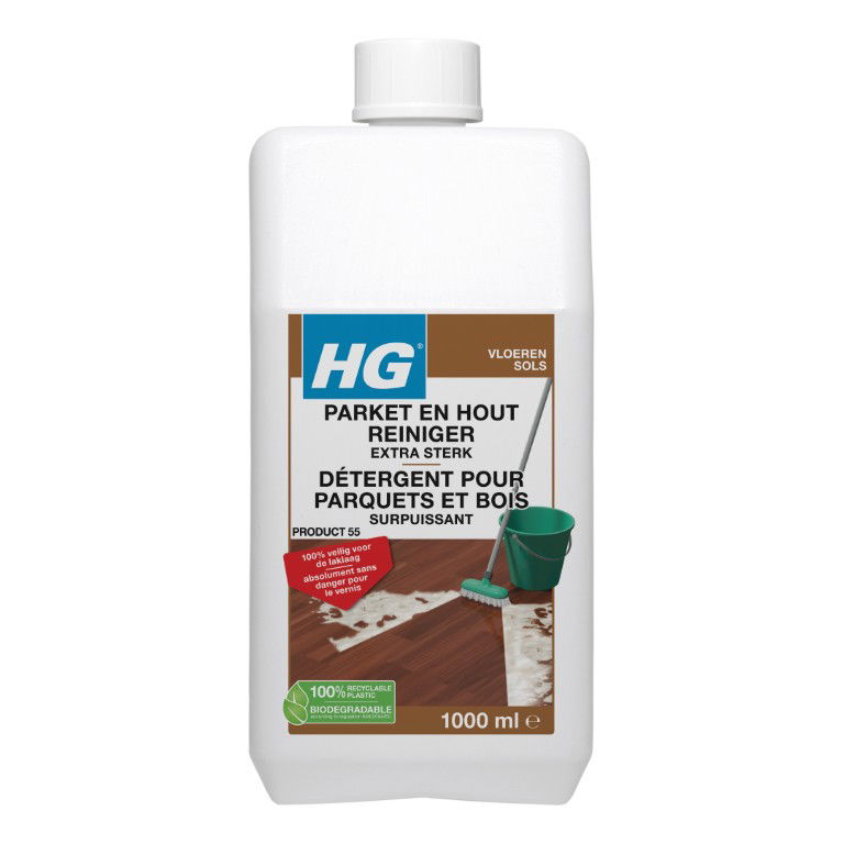 Parket en hout reiniger extra sterk 1000 ml HG