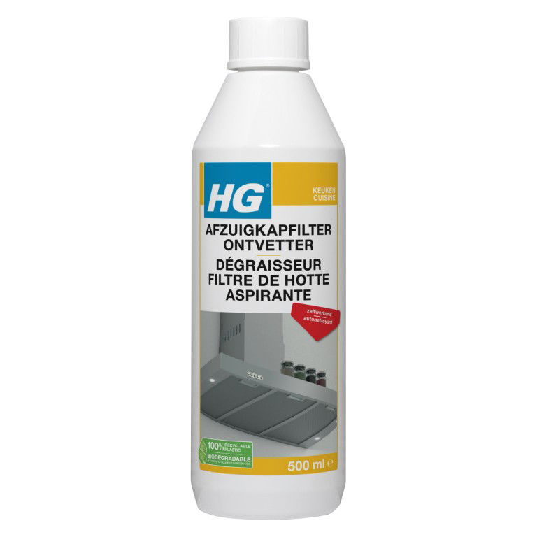 Afzuigkapfilter ontvetter 500 ml HG