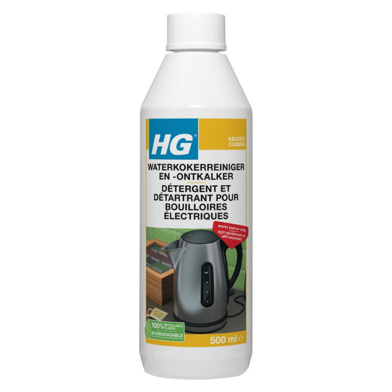 Waterkokerreiniger en ontkalker 500 ml HG