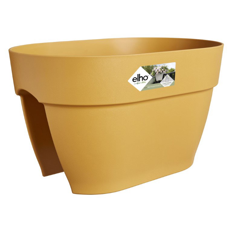 Plantenbak Vibia Campana Flower Bridge 40cm honinggeel elho - Elho