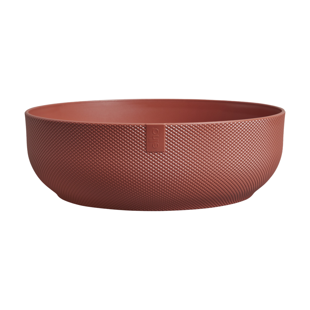 Jazz bowl 28cm toscaans rood bloempot elho - Elho