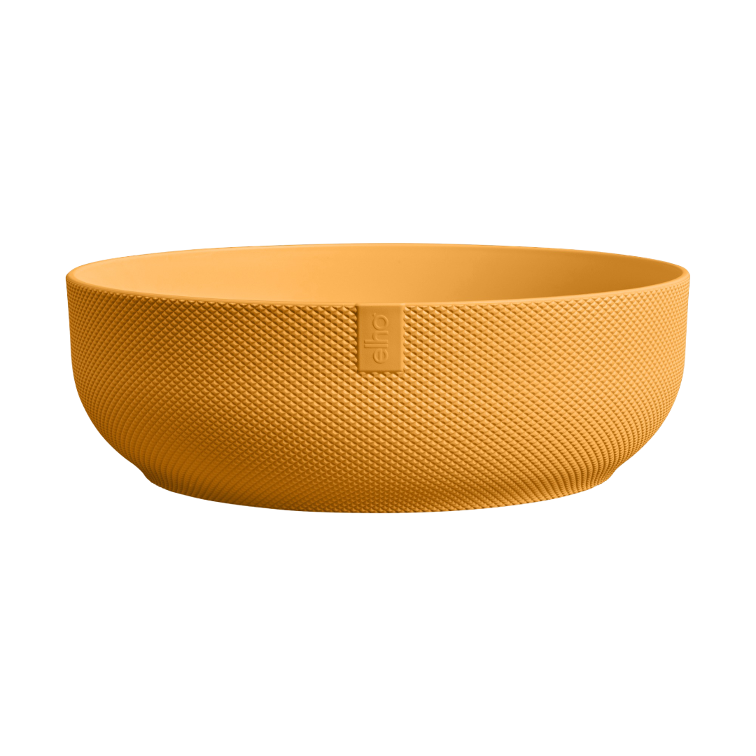 Jazz bowl 28cm amber geel bloempot elho - Elho