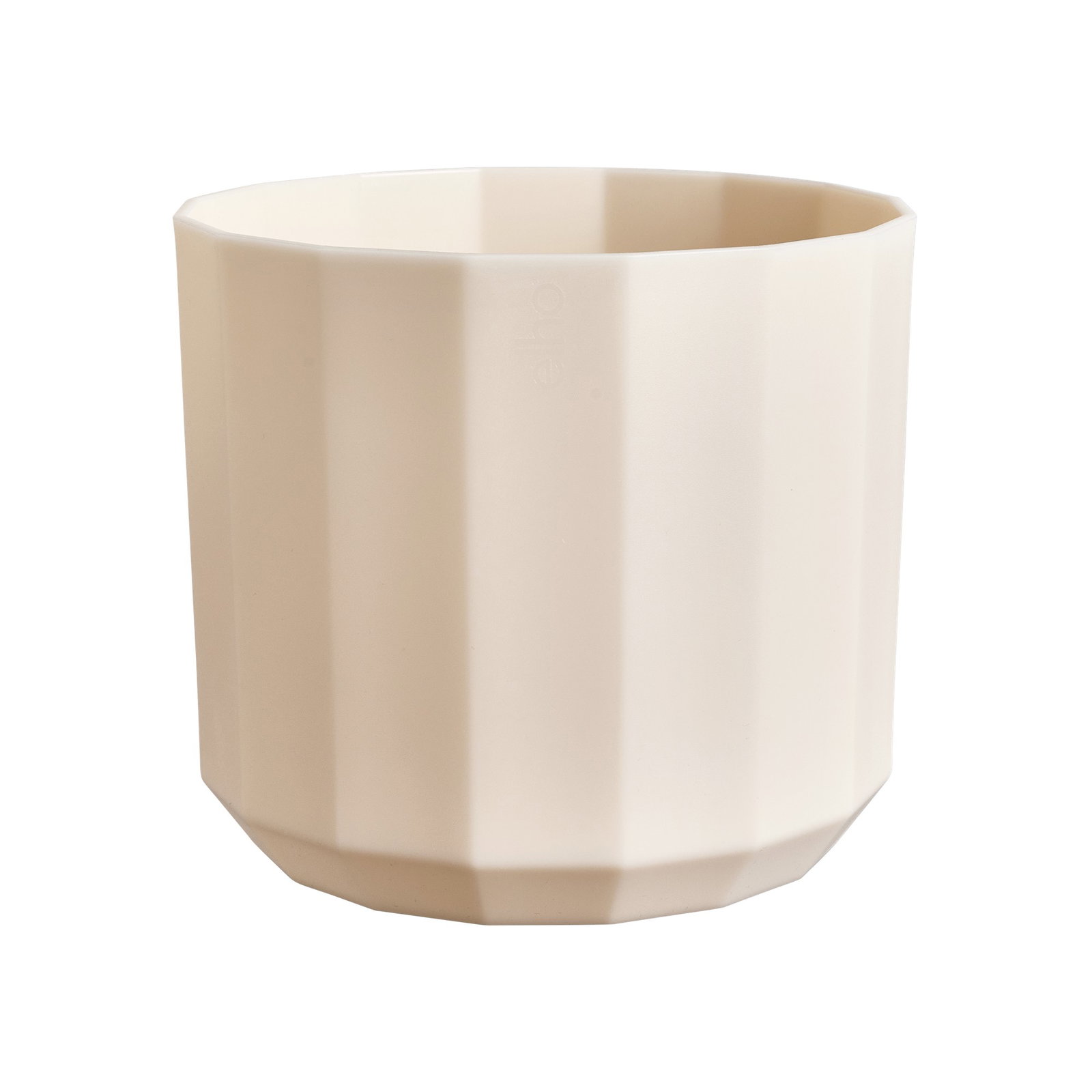 Elho Facet rond 19 cm amandelroze bloempot – roze