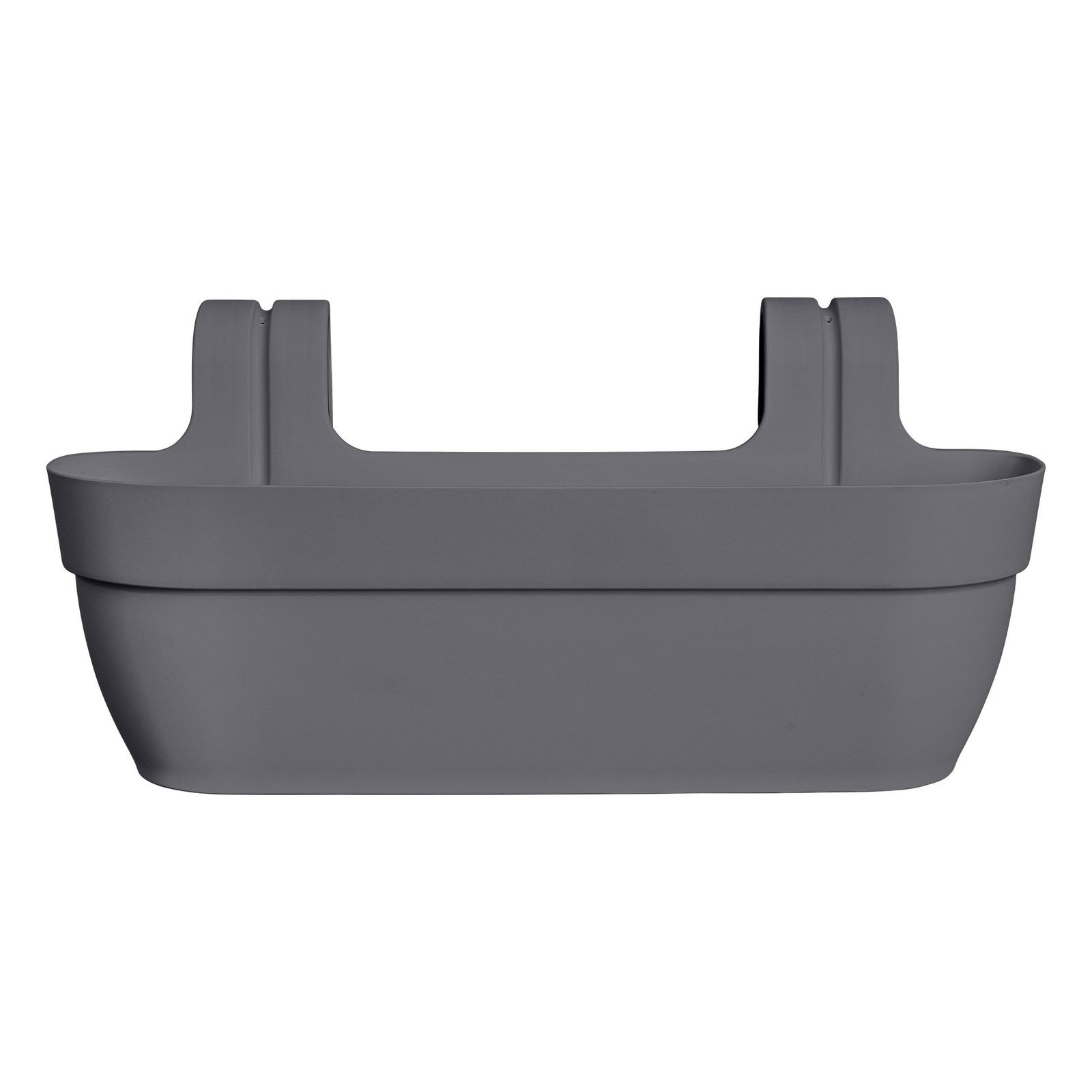 Elho Plantenbak vibia campana easy hanger XL d58 h27 cm antraciet bloempot – grijs
