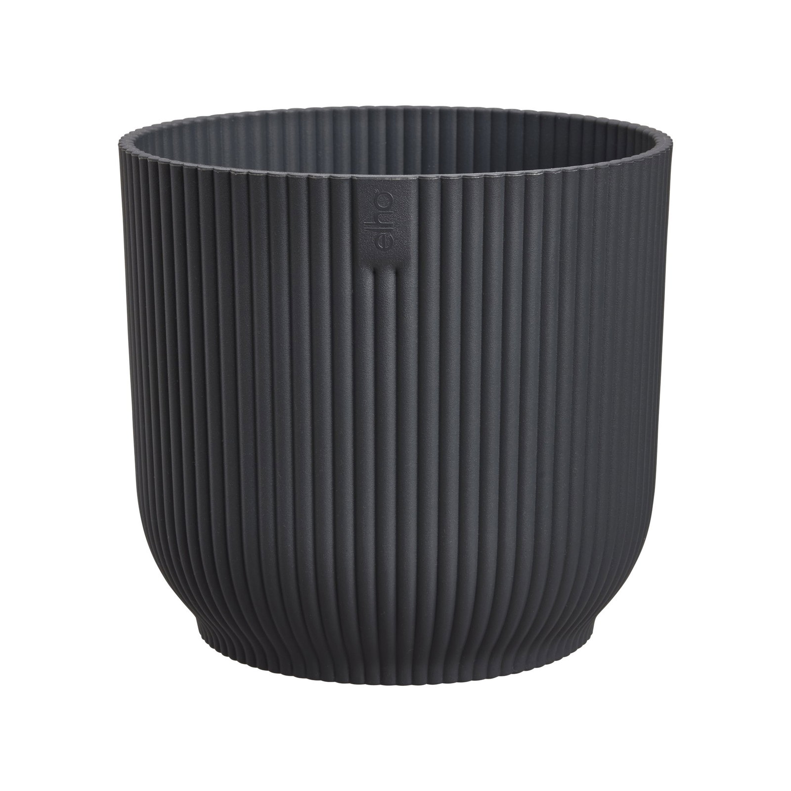 Vibes fold rond 30 cm antraciet bloempot elho - Elho