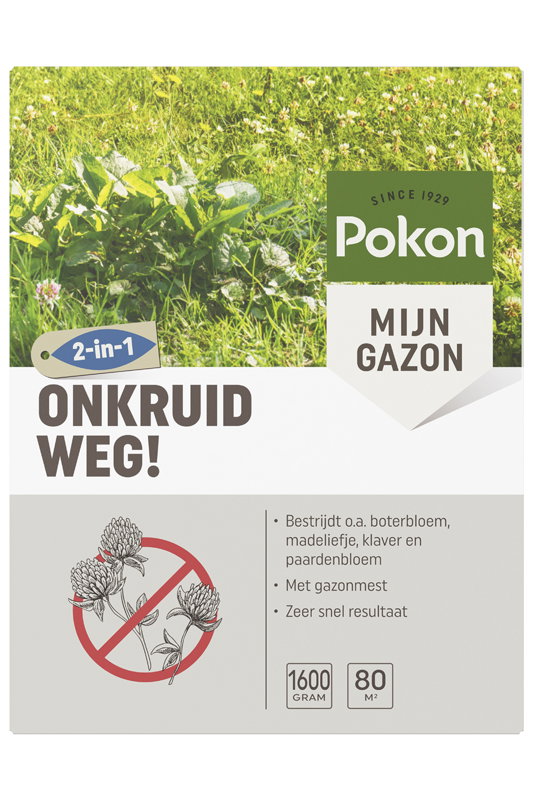Onkruid Weg! 1600 gram Pokon - Pokon