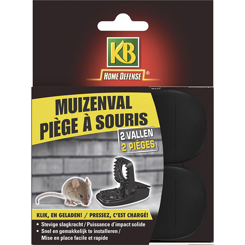 Muizenval Kunststof 2st KB Home Defence