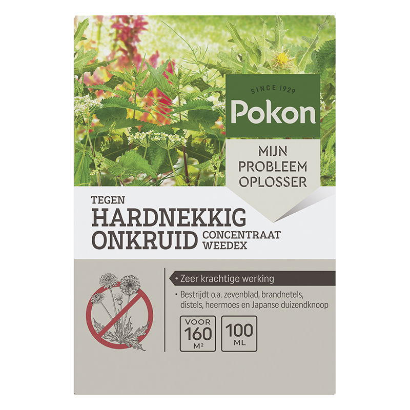 Tegen hardnekkig onkruid concentraat 100ml (Weedex) Pokon