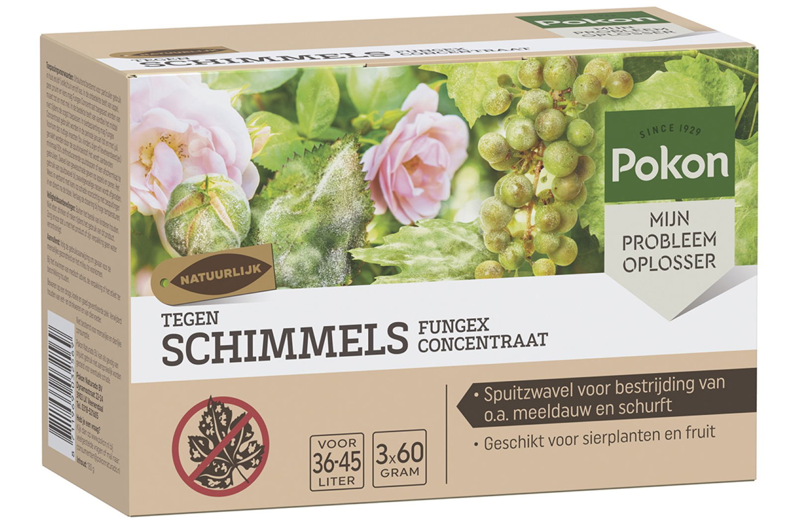 Tegen Schimmels 180gr (3x60gr spuitzwavel) Pokon