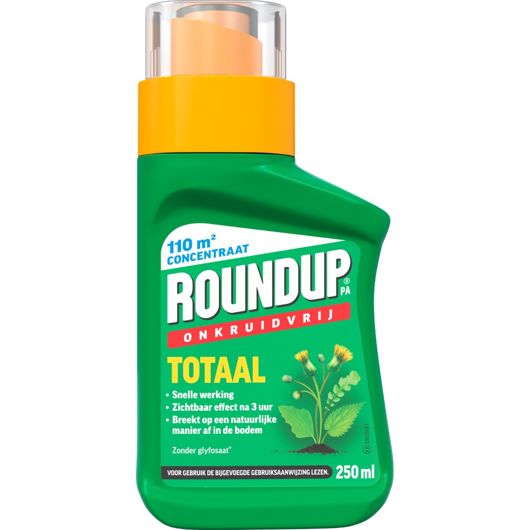 Totaal onkruidbestrijder totaal concentraat 250ml Roundup - Roundup