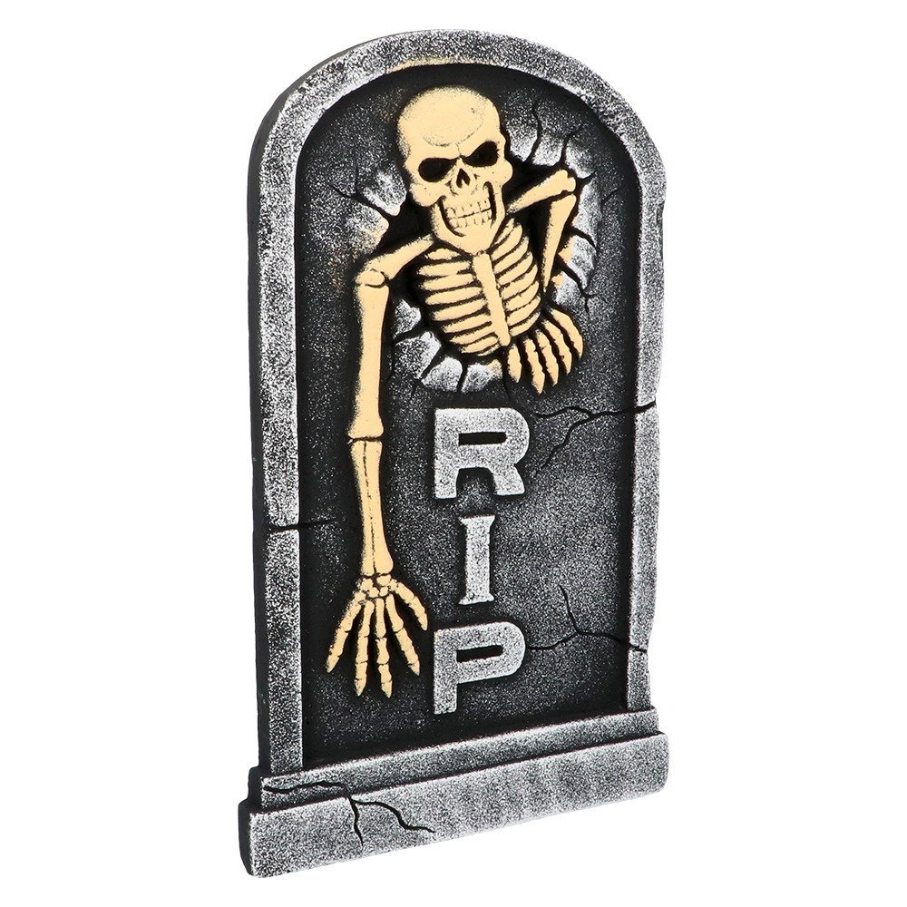 Grafsteen Skelet 'RIP' 56x33 cm Boland - Boland