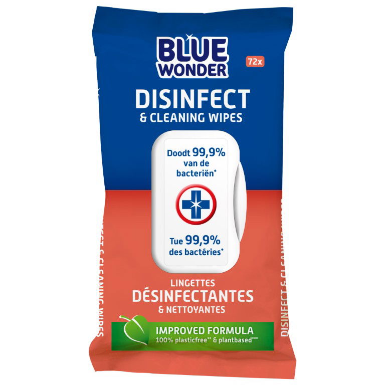 Disinfect cleaning wipes 72 stuks HG