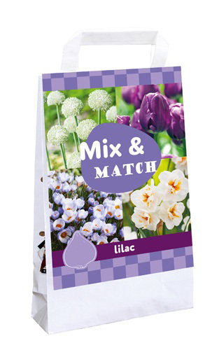 Tas Mix & Match Lilac JUB, 1 bloembol - Jub