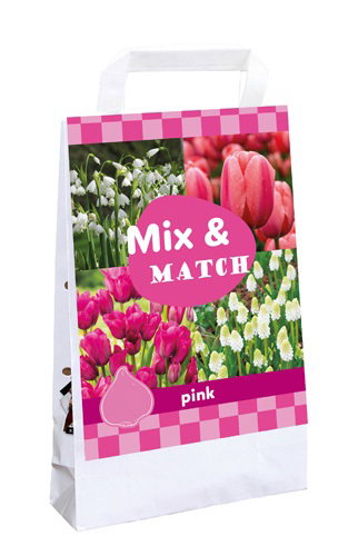 Tas Mix & Match Pink JUB, 1 bloembol - Jub