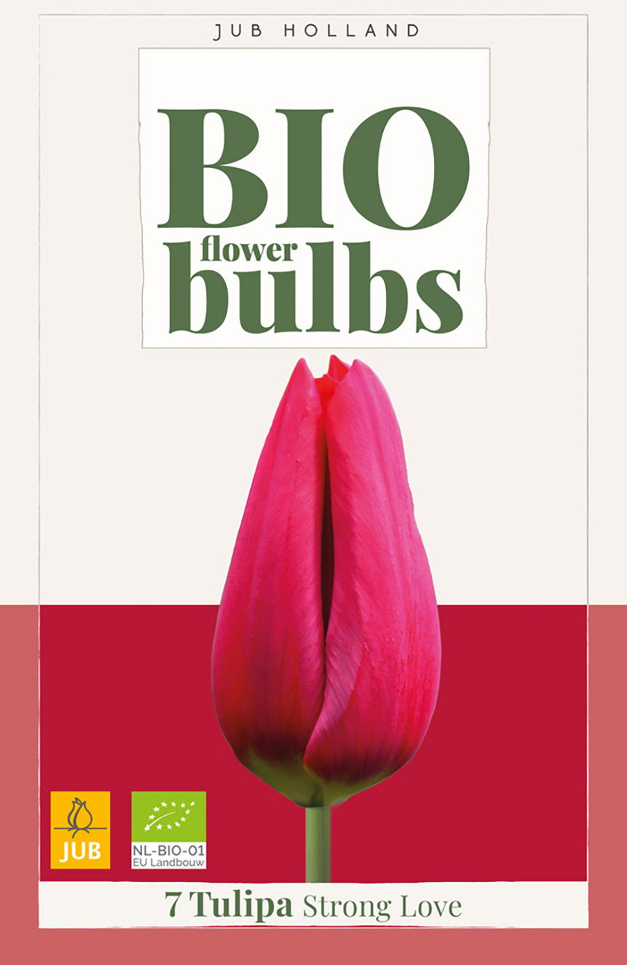 Tulipa strong love bio bloembol JUB 7 stuks - Jub
