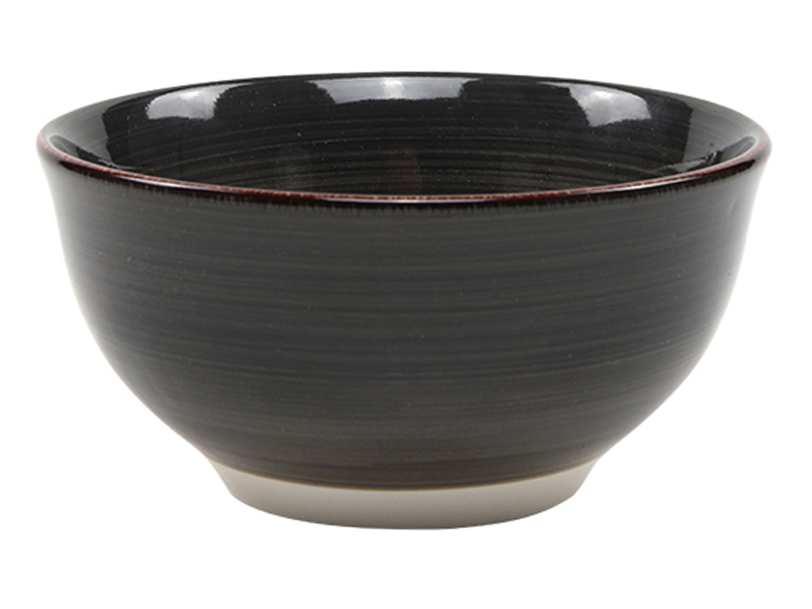 Schaaltje dia. 12x6 cm Kerst zwart - Hit