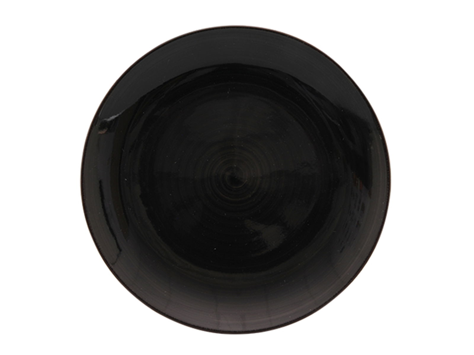 Ontbijtbord dia. 19 cm Kerst zwart - Hit