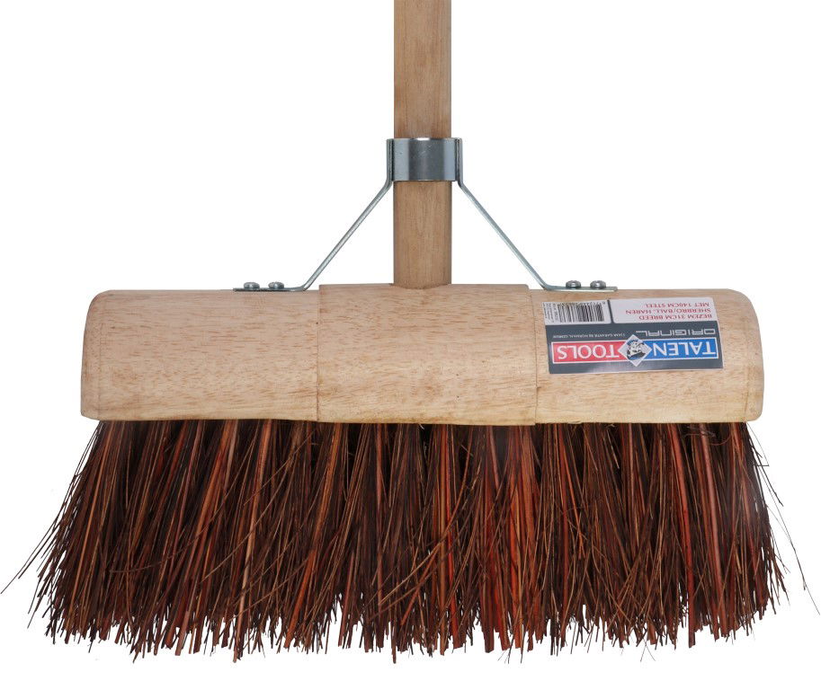 Bezem halfrond 31 cm sherbro haren compleet - TalenTools