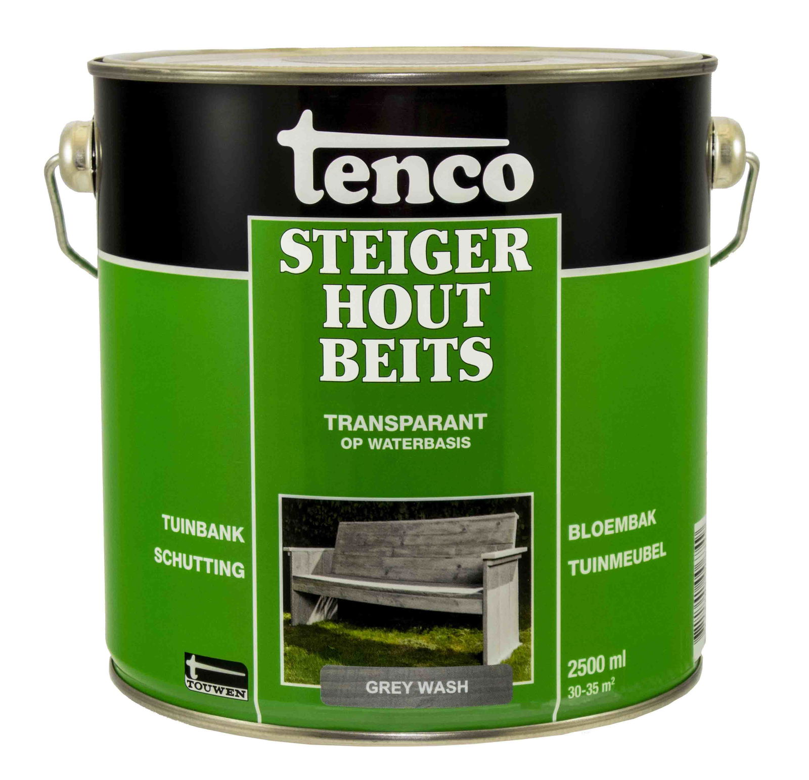 Steigerhoutbeits grey wash 2,5l verf beits tenco