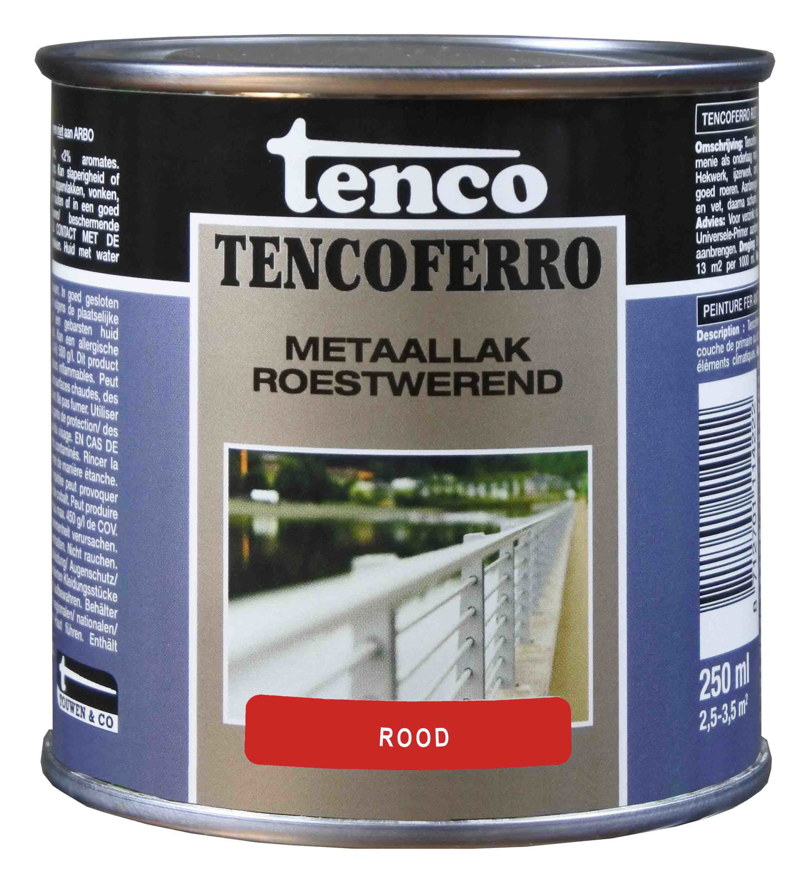 Ferro rood 0,25l verf beits tenco