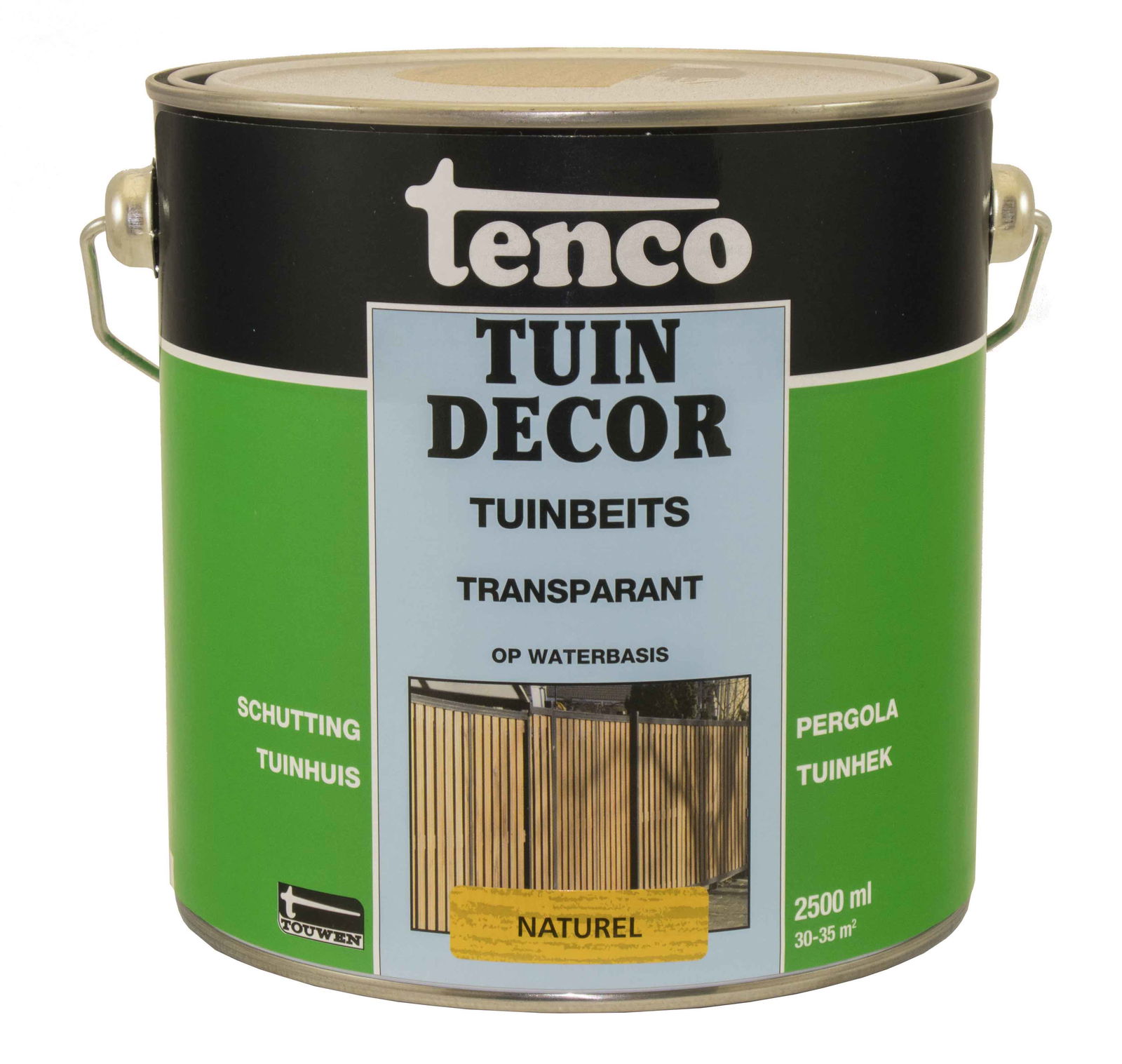 Tuindecor transparant naturel 2,5l verf beits tenco