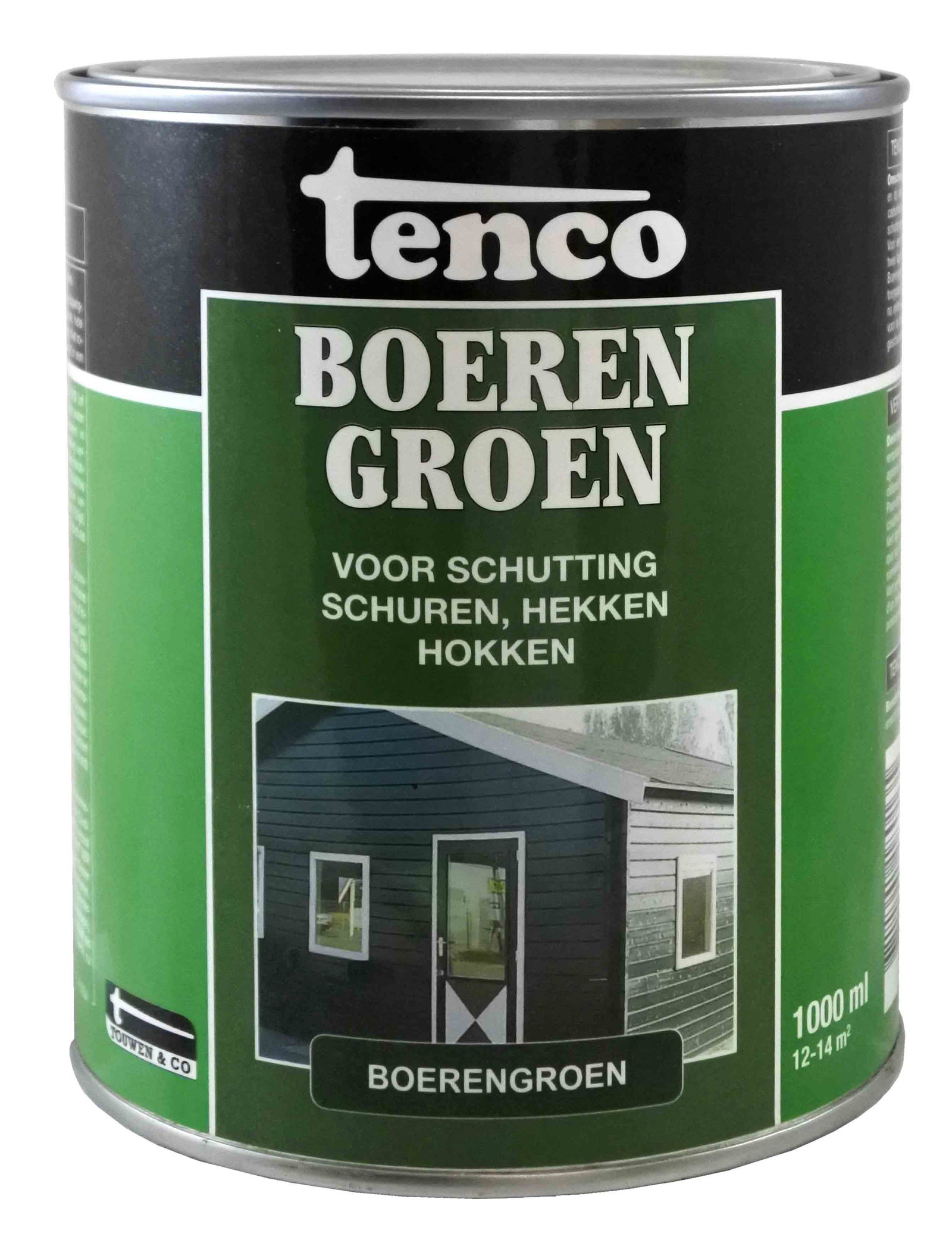 Tenco Boerengroen 1l verf/beits – groen
