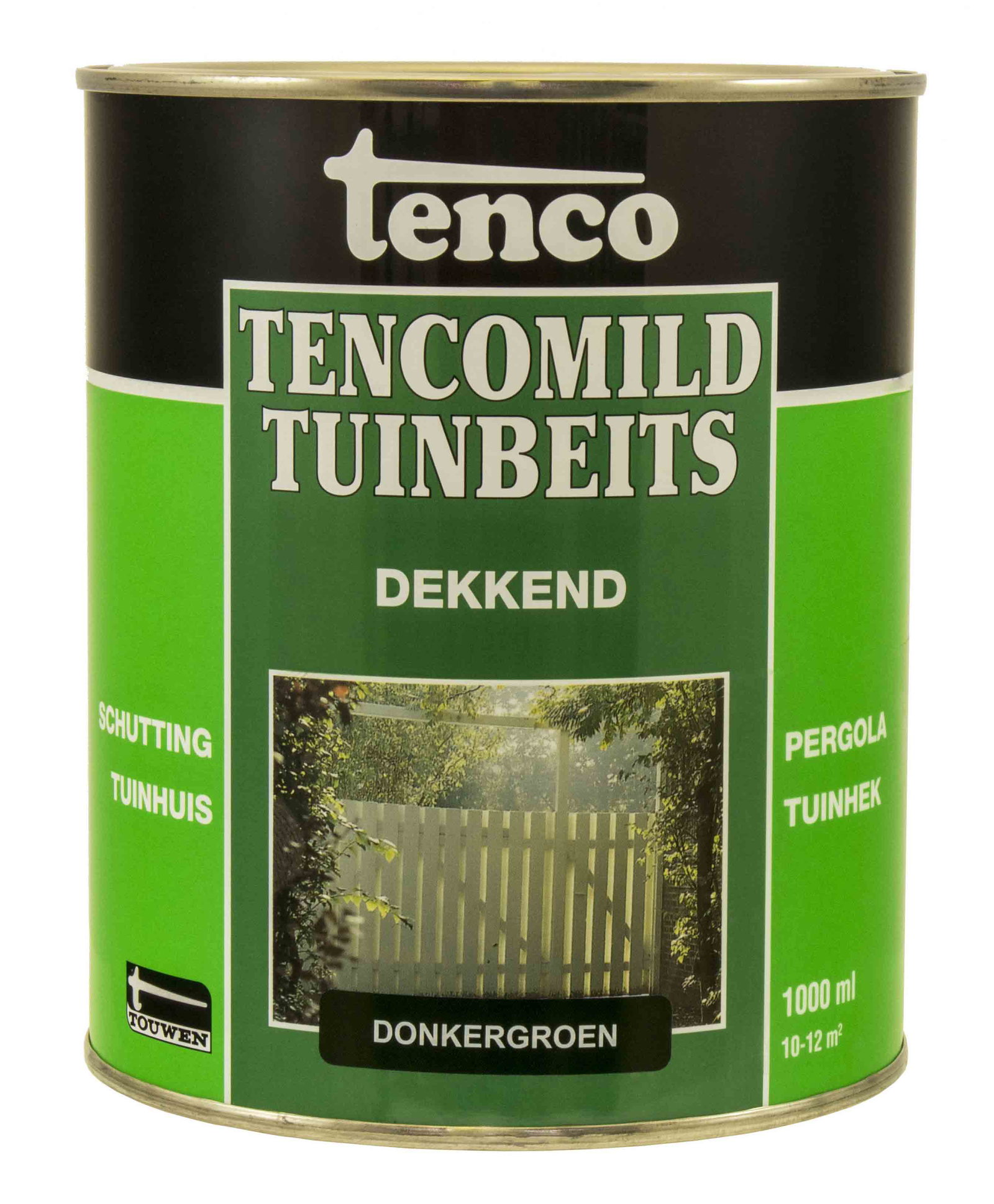 Tenco Dekkend donkergroen 1l tencomild verf/beits – groen
