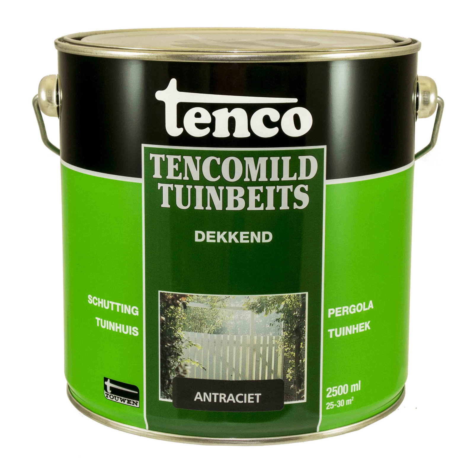 Tenco Dekkend antraciet 2,5l tencomild verf/beits – zwart