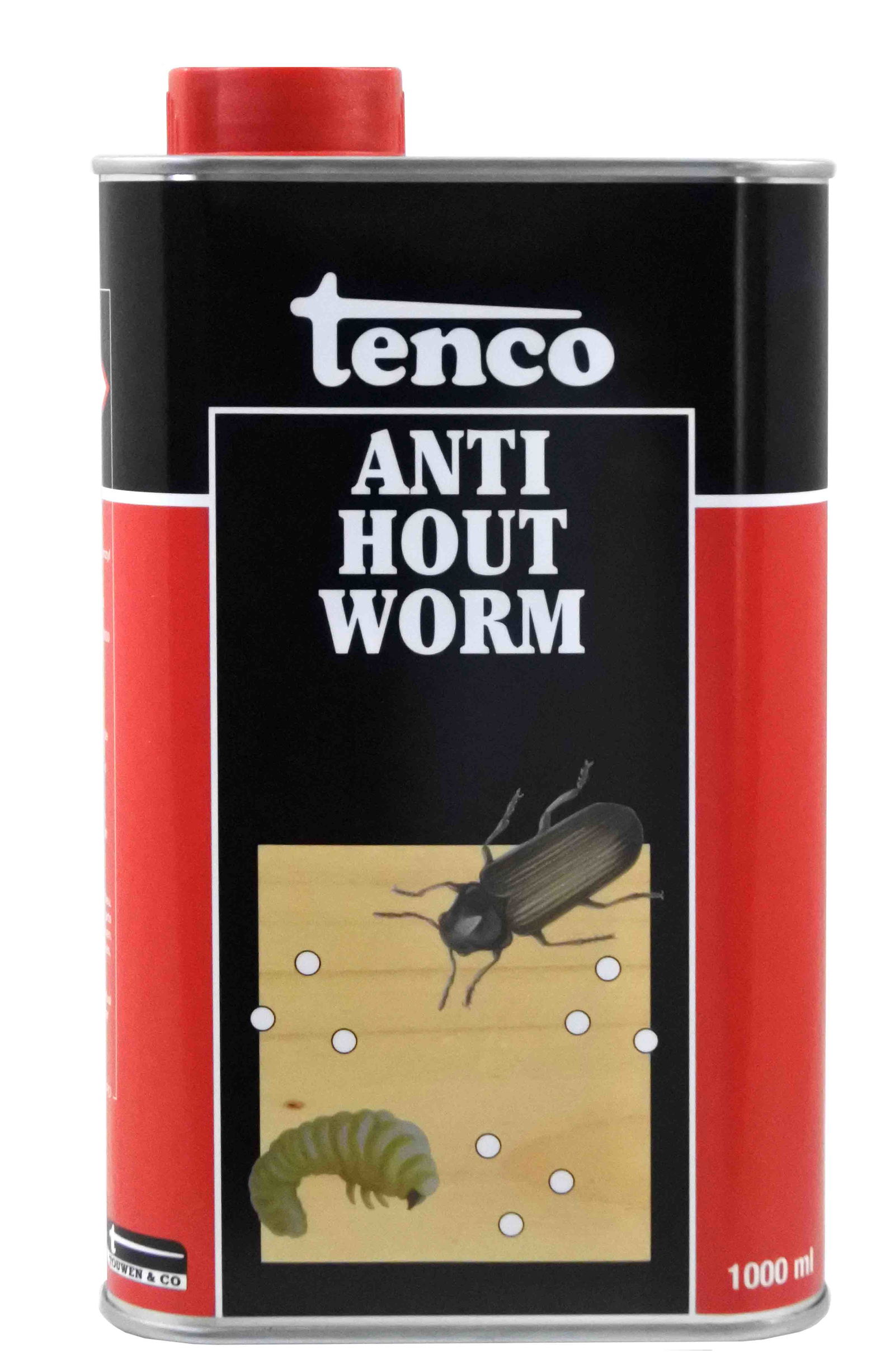 Anti houtworm 1l verf beits tenco