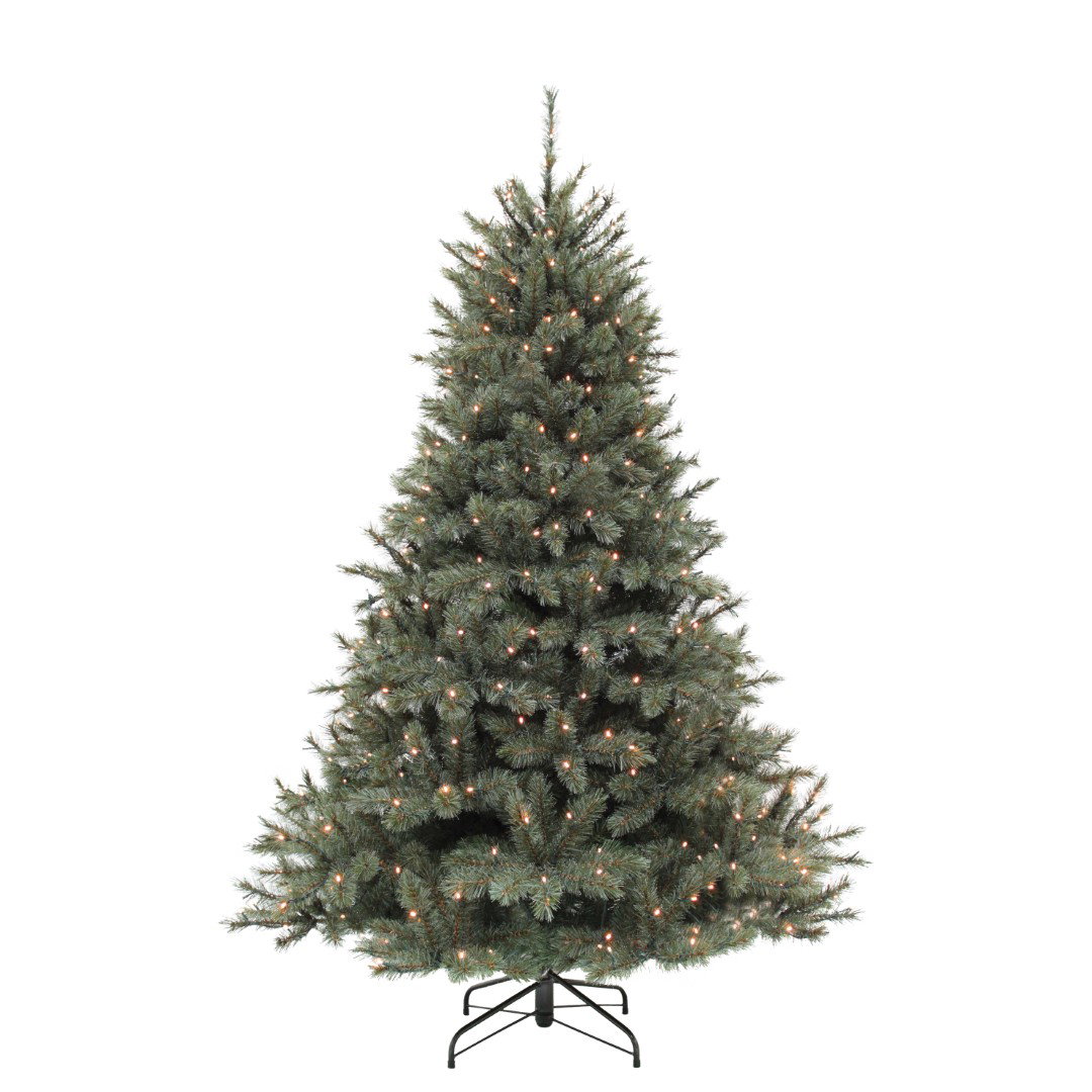 Triumph tree Forest frosted x-mas tree led newgrowth blue 400L TIPS 1536 h230xd157 cm kunstkerstboom  - 