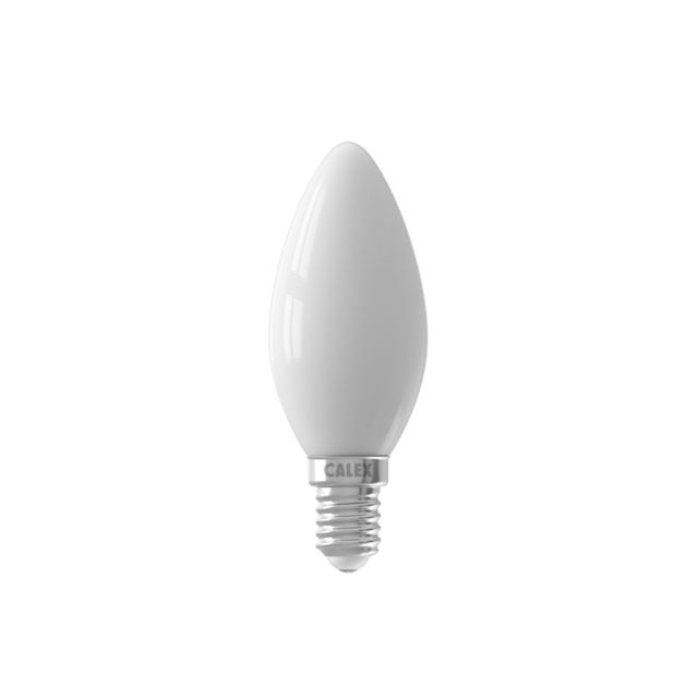 LED volglas Filament Kaarslamp 220 240V 3,5W 250lm E14 B35, Softline 2700K Dimbaar Calex