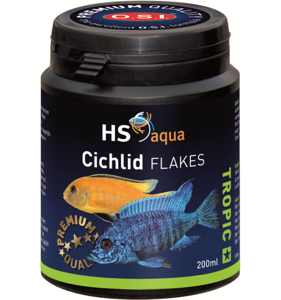 Toon details van Hs aqua cichlid flakes 200 ml Smulders https://cdn.warentuin.nl/media/catalog/product/S/C/SCAN8713179302227_hs_aqua_cichlid_flakes_200_ml_smulders_3526.jpg