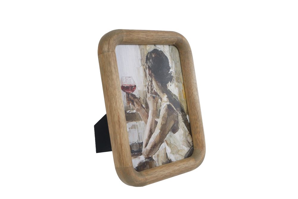 Fotolijst hout/glas l17b2h22 cm - Hortus