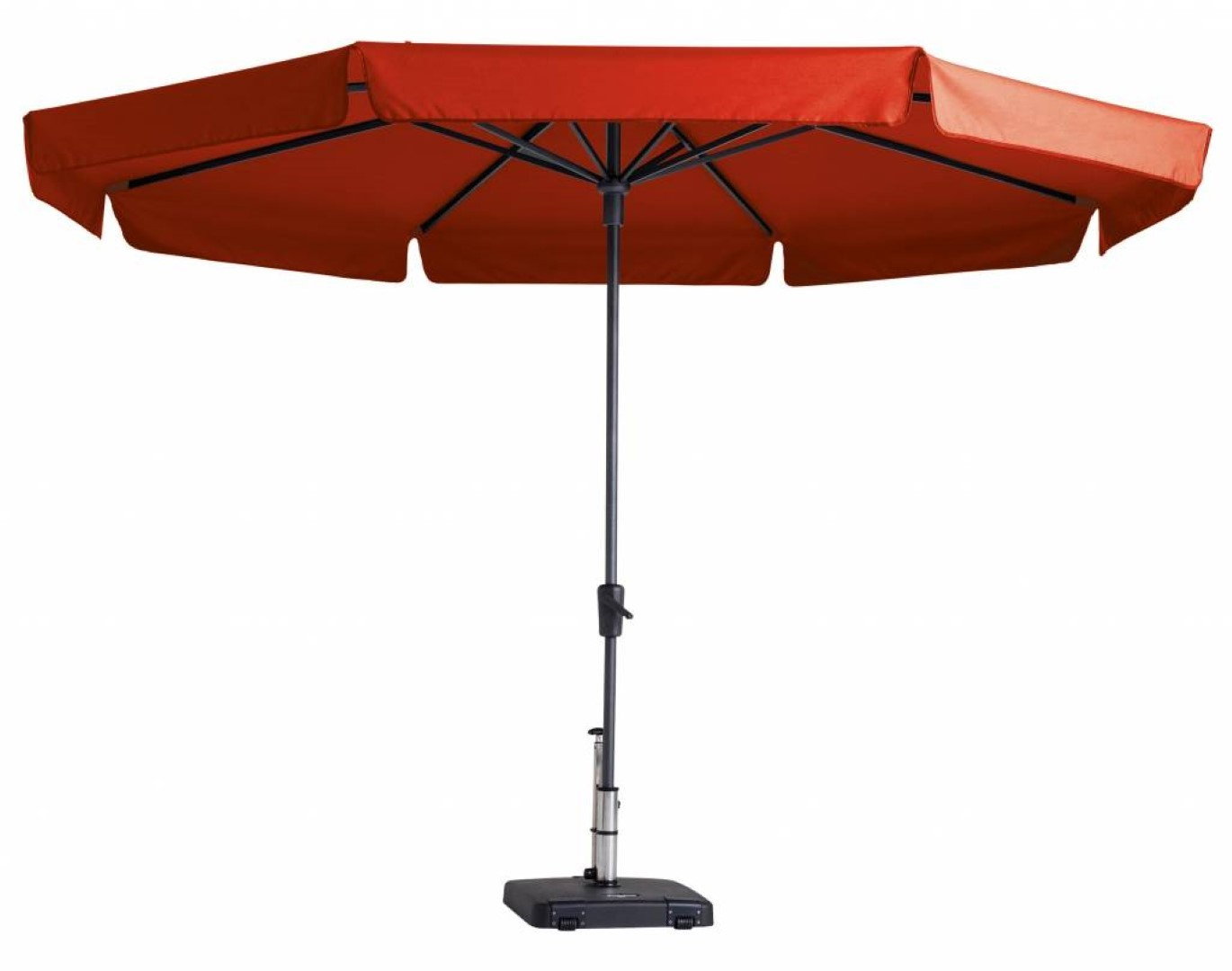 Madison Stokparasol Syros dia. 350 cm brick red zonwering  - 
