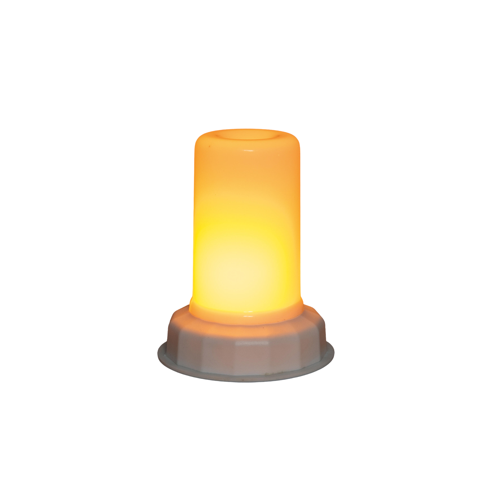 Vlamverlichting led op batterij met timer 9.5x7.5 cm wit - Anna's Collection
