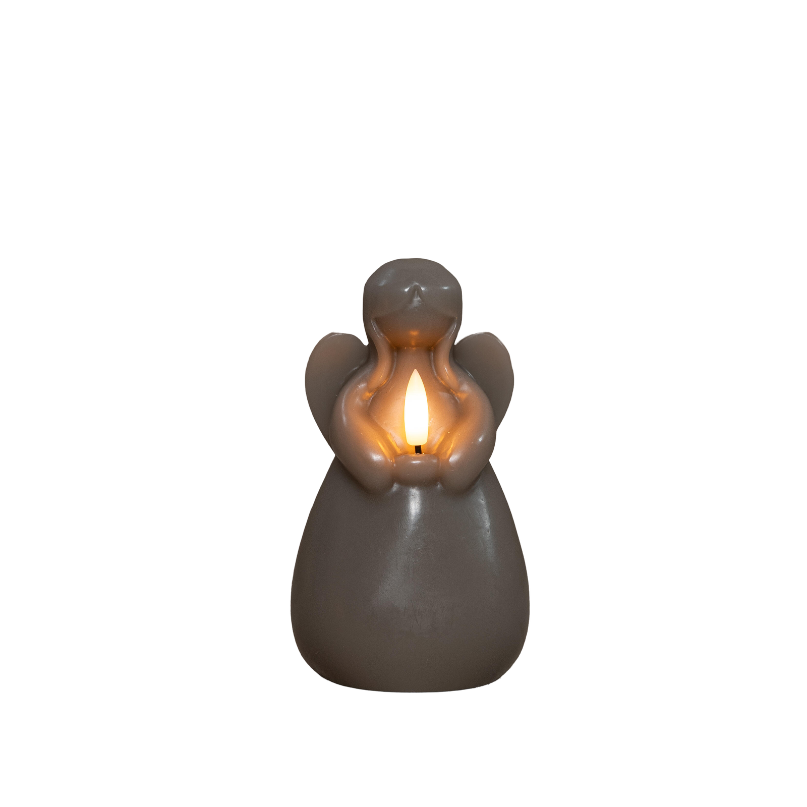Anna's Collection - Led Wax Kaars - Engel - Taupe