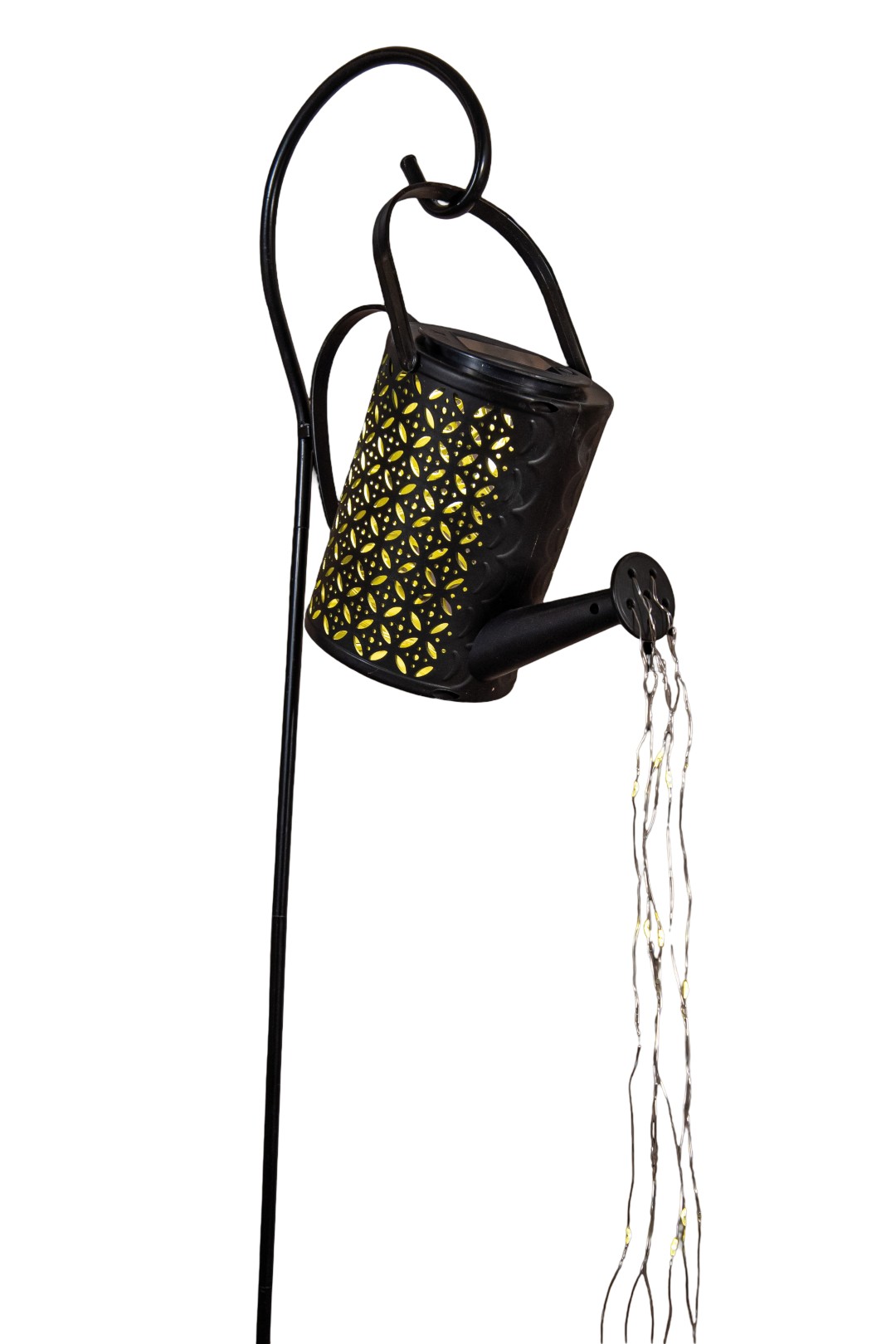 Gieter solar led 23,5x10x15 cm op stick zwart Anna's Collection - Annas collection