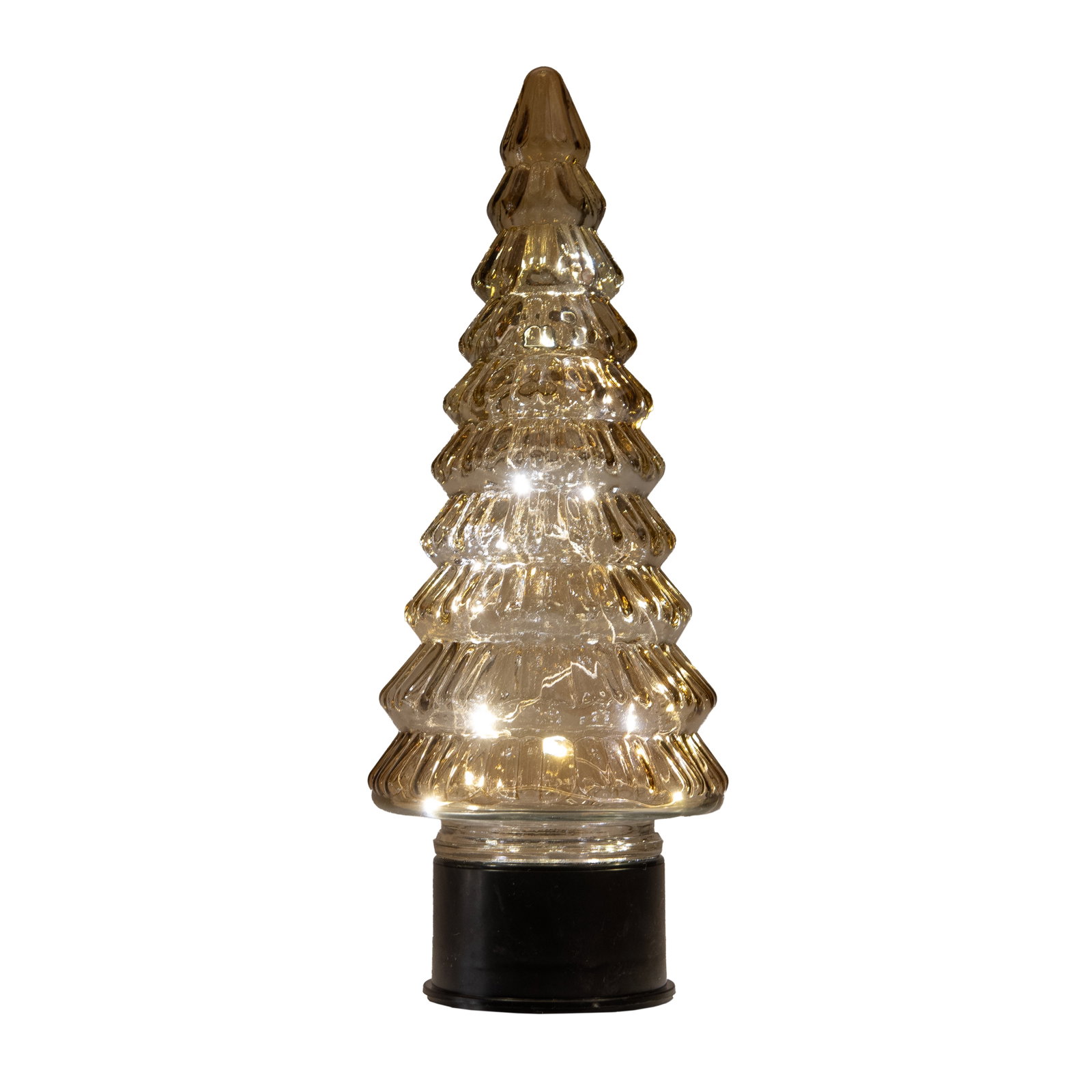 Boompje glas LED 35x13 cm amber Anna's Collection - Annas collection