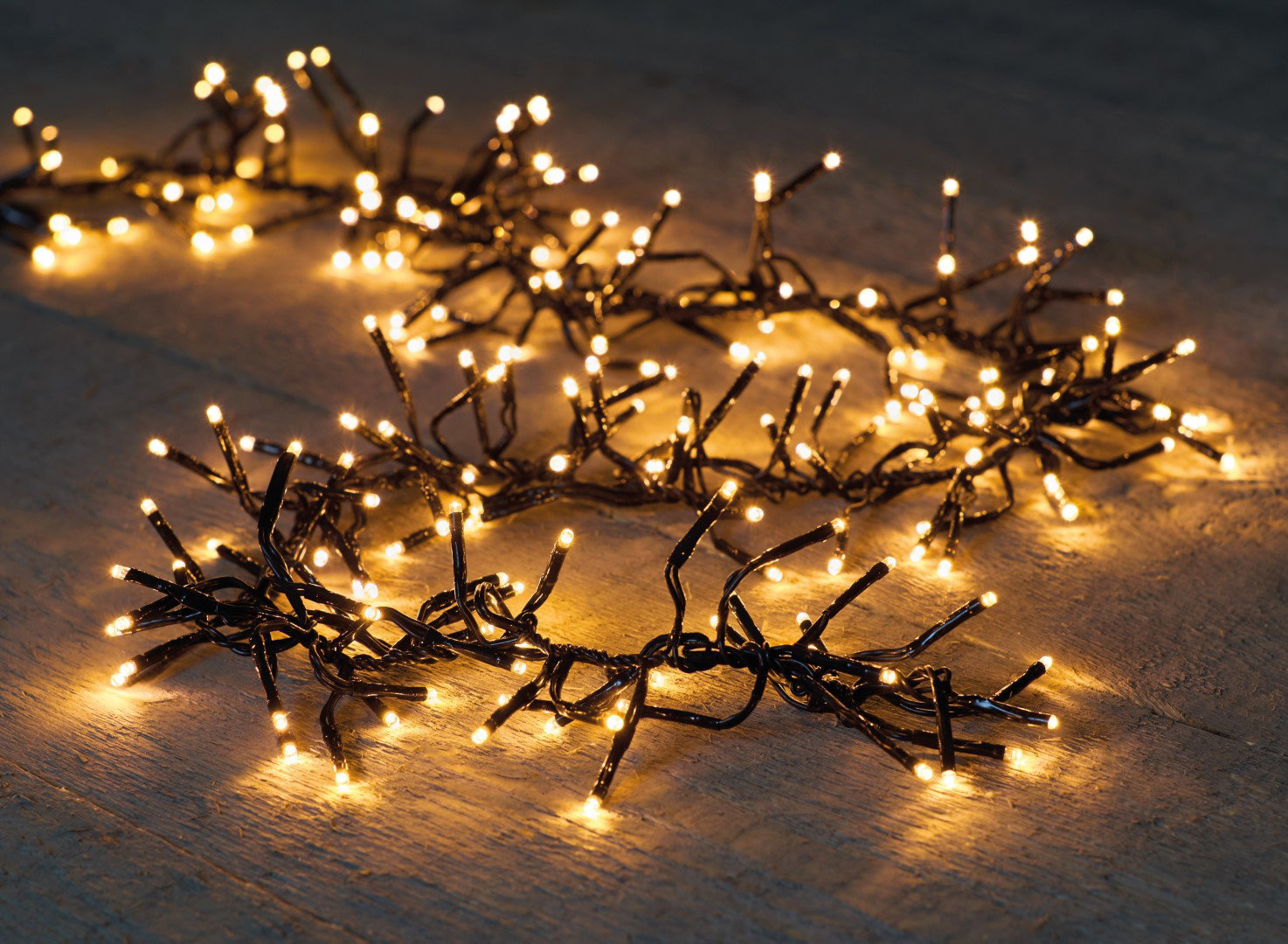 Clusterverlichting 3072 lampjes 18m lichtgoud Anna's Collection - Annas collection