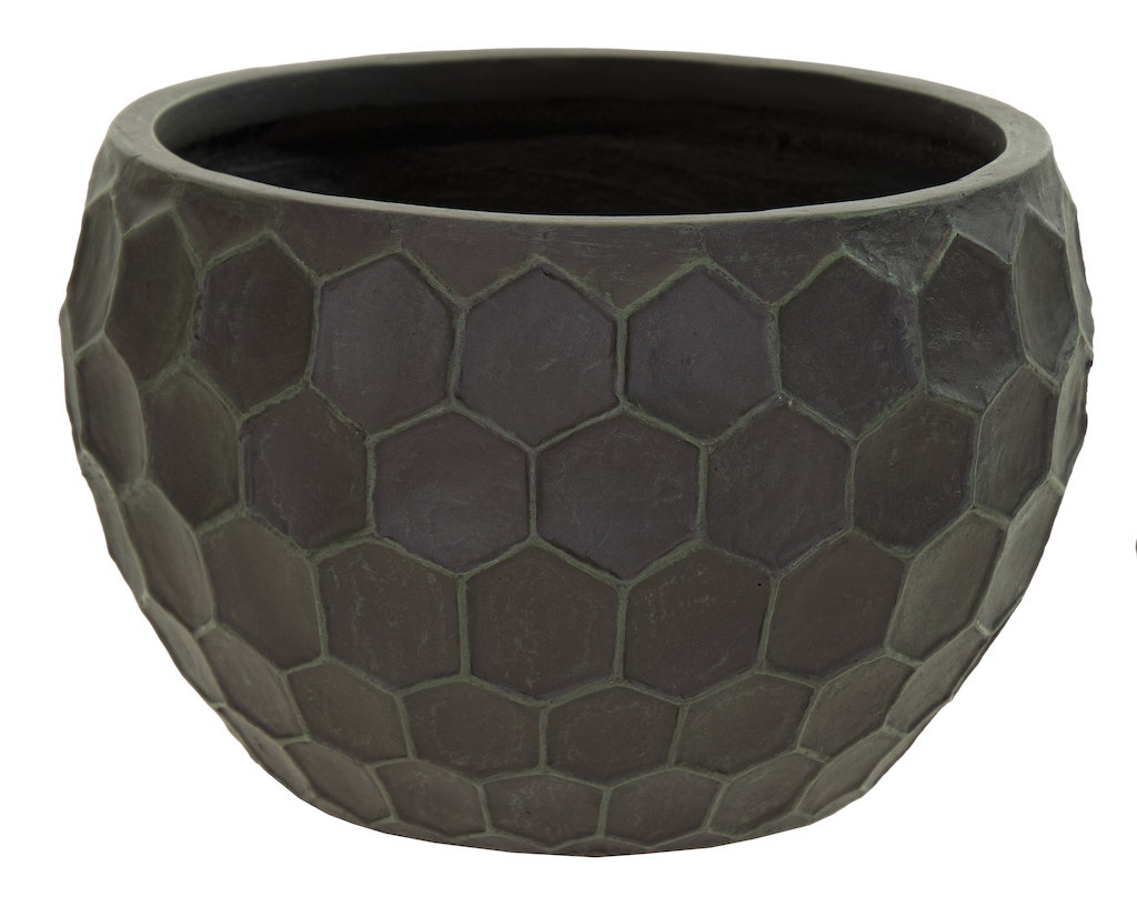 Yara Bowl Low Forest D42.5H27 bloempot fiberclay clayfibre MCollections - Mcollections