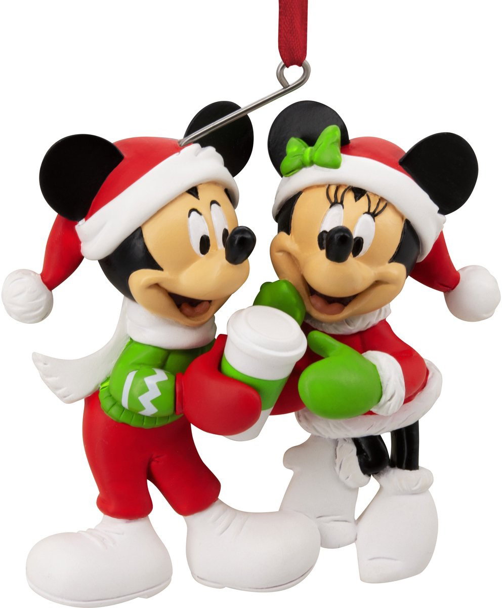 Hallmark Ornament l93 fc mickey & minnie  - 