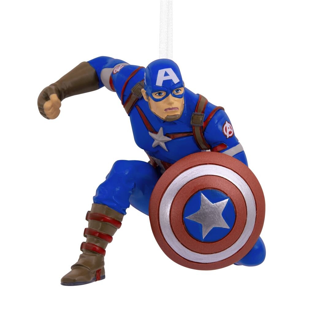 Hallmark Ornament l93 fc captain america  - 
