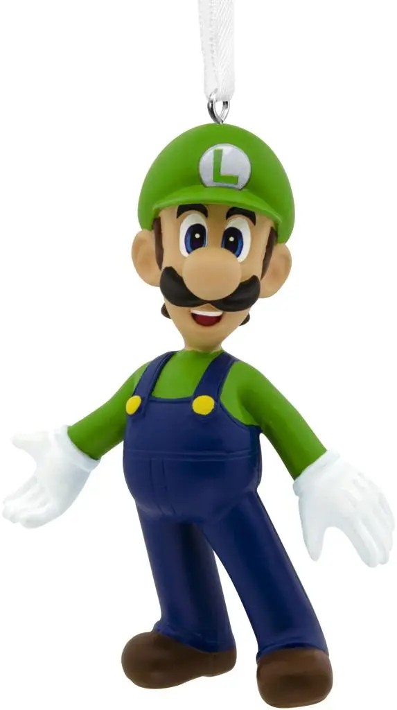 Hallmark Ornament l93 fc nintendo luigi  - 