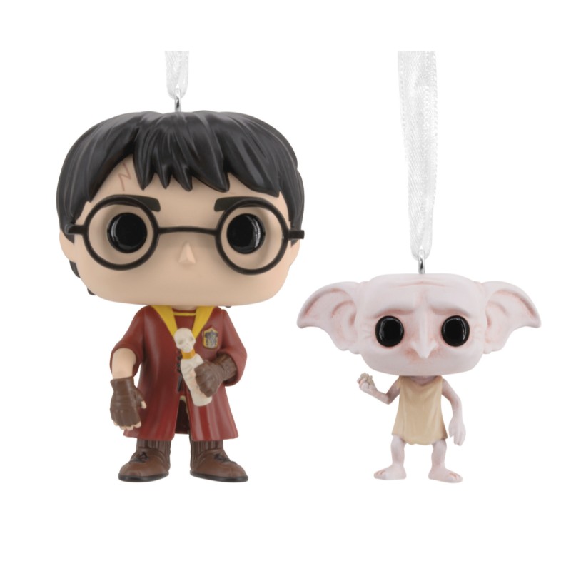 Hallmark Ornament l94 funko pb hp & dobby  - 