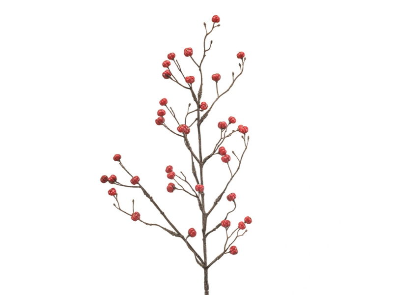 Kunsttak euonymus berry red, 68 cm - Hortus