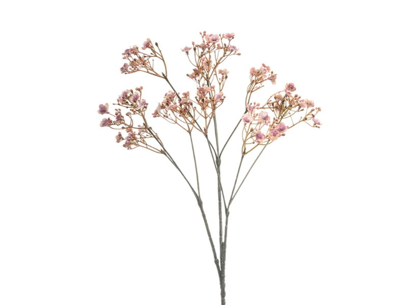 Kunstbloem gypsophilia purple, 68 cm - Hortus