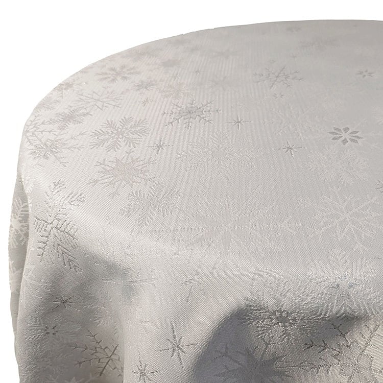 tafelkleed crystal d160cm zilver Unique Living - Unique living